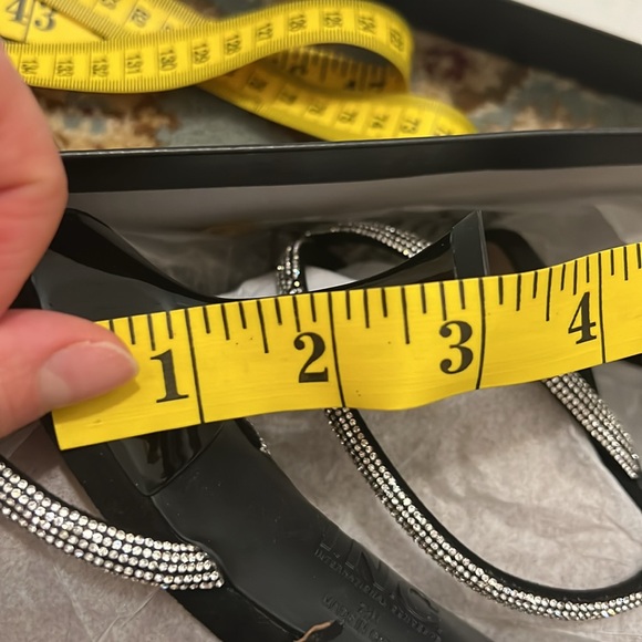 Curvy heels with sparkling rhinestone straps - Picture 6 of 6